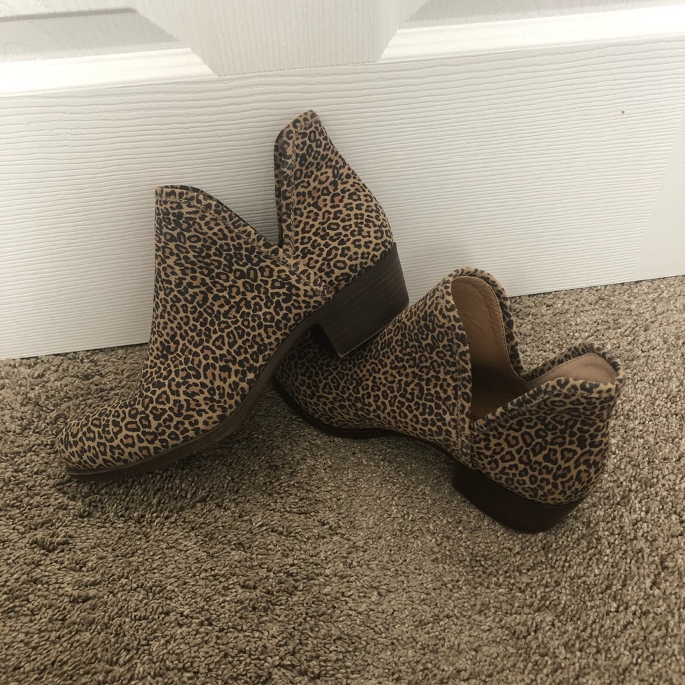 Lucky Brand Cheetah Print Boots-W9